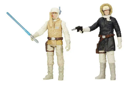 Star Wars The Empire Strikes Back Mission Series MS15 Luke Skywalker & Han Solo Action Figure 2-Pack