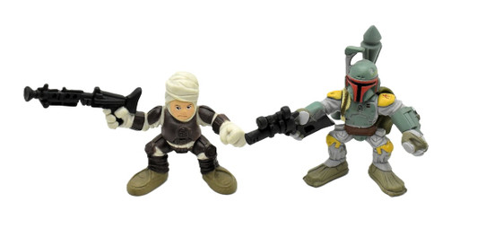 Hasbro Star Wars Galactic Heroes Boba Fett and Dengar (no package)