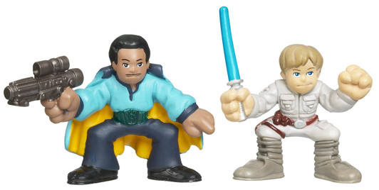 Hasbro Star Wars Galactic Heroes Lando Calrissian & Luke Skywalker (no package)