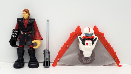 Playskool Star Wars Jedi Force Anakin Skywalker with Rescue Glider 6" action figure (no package)