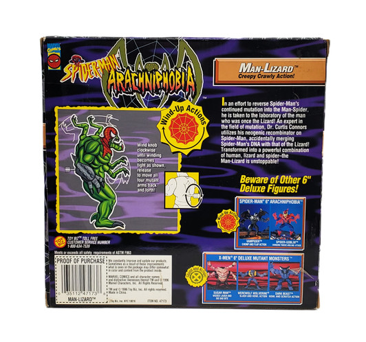 ToyBiz (1996) Spider-Man Arachniphobia Man-Lizard