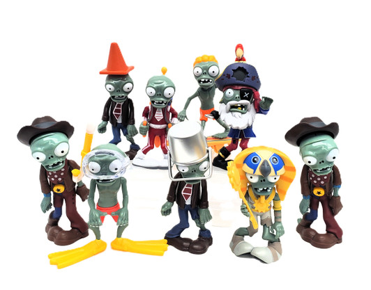 Plants vs. Zombies Set of 9 figures