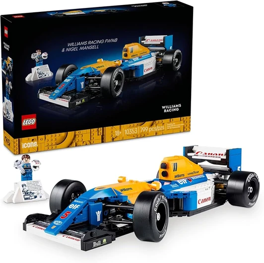 LEGO Icons Williams Racing FW14B & Nigel Mansell F1 Model Car Kit #10353