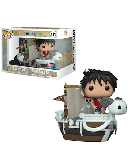 Funko Pop!  Animation: One Piece Luffy With Going Merry #111 Convention Exclusive