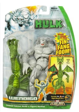 Hasbro Marvel Legends Wendigo Fin Fang Foom BAF series
