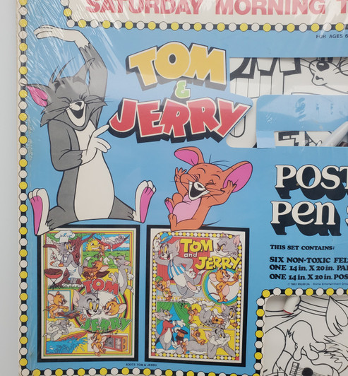 Craft House (1983) Tom and Jerry Poster Pen Set
