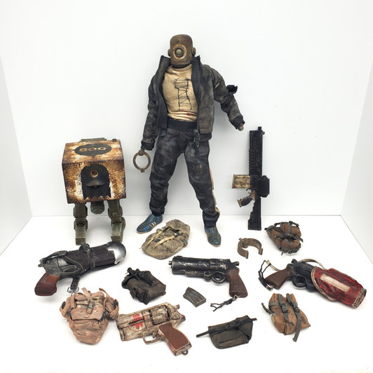 Threea 3a Ashley Wood The Mighty Drown and Square Robot 1/6 figure (FINAL SALE)