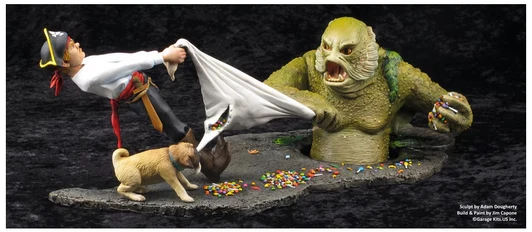Halloween Nightmares Series Bog Monster Resin Model Kit