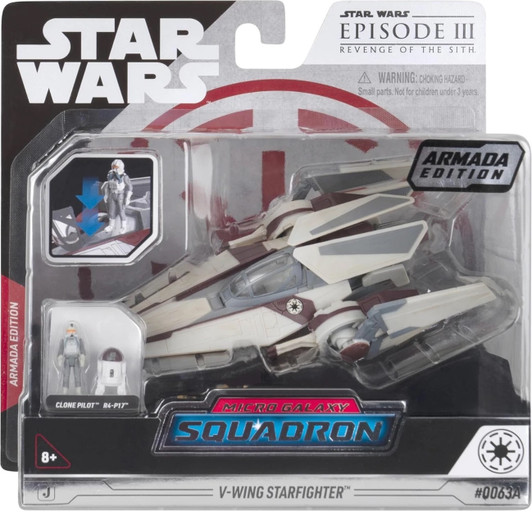 Jazwares Star Wars Micro Galaxy V-Wing Starfighter