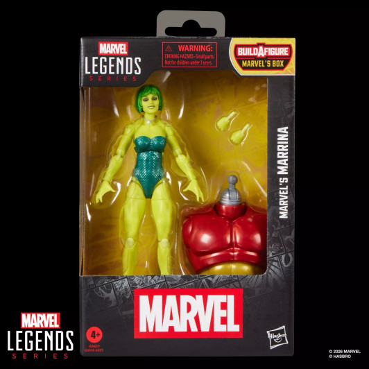 Hasbro Marvel Legends Alpha Flight's Marrina BAF BOX Series