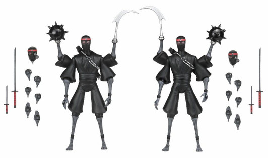 NECA TMNT (2012 Cartoon) - 7" Scale Action Figure - Footbots 2-Pack