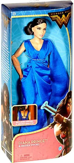 Mattel DC Wonder Woman (2016 Movie) Diana Prince and Hidden Sword 12in action figure