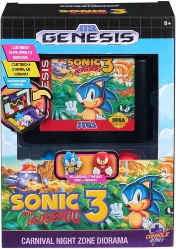 Console Heroes - Sega: Sonic the Hedgehog 3 Cartridge Playset