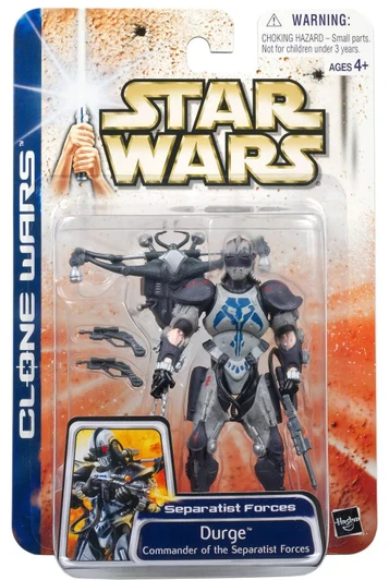 Hasbro Clone Wars Durge Commander of the Separatist Forces Action Figure