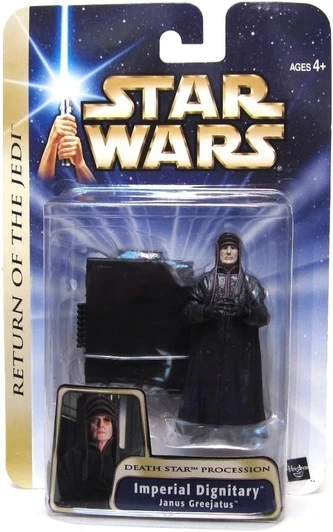 Hasbro Star Wars ROTJ Imperial Dignitary Janus Greejatus Action Figure