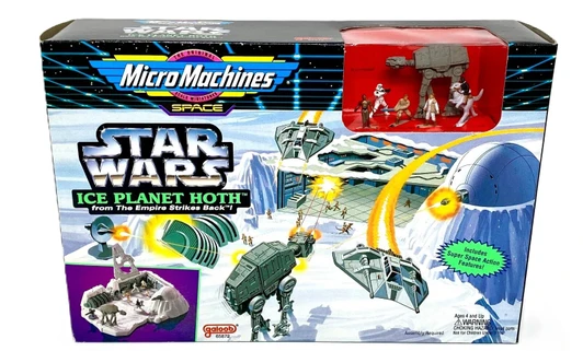 Galoob (1996) Star Wars Micro Machines Space Ice Planet Hoth