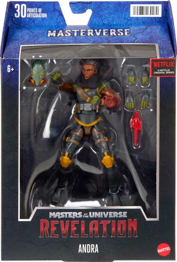 Mattel 2021 Masters of the Universe Masterverse Revelation Andra Action Figure