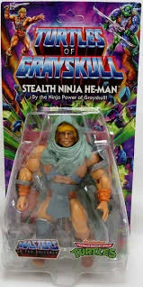 Mattel 2024 Masters of The Universe Origins Turtles of Grayskull Stealth Ninja He-Man Action Figure