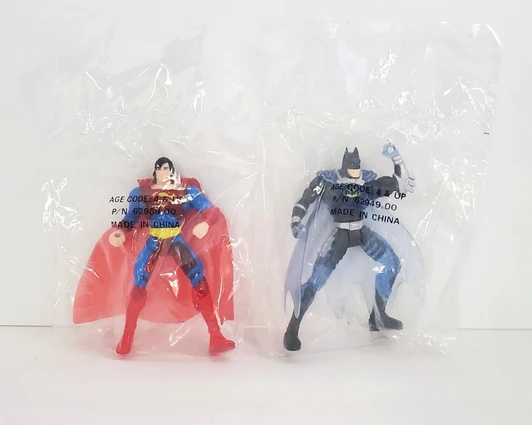 Kenner (1994) Total Justice Batman and Superman Hologram Armor mail away Action Figure set