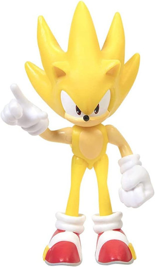 Jakks 2021 Sonic the Hedgehog Super Sonic 30th Anniversary Action Figure