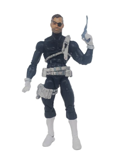 Hasbro Marvel Nick Fury (Classic Look)  6" Action Figure (no package)