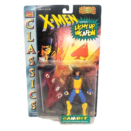 ToyBiz (1996) X-Men Classics Light Up Weapon Gambit (X-Men Team Outfit) Action Figure