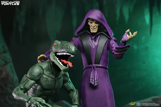 NECA Teenage Mutant Ninja Turtles (Mirage Comics) - 7” Scale Action Figure - Daimyo Orkai & Raptor
