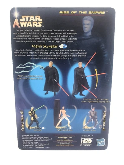 Custom Star Wars "Rise of the Empire" Anakin Skywalker Sith Apprentice Action Figure