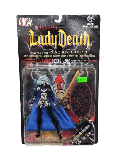 MAC Chaos Comics Series I Lady Death CHROME action figure