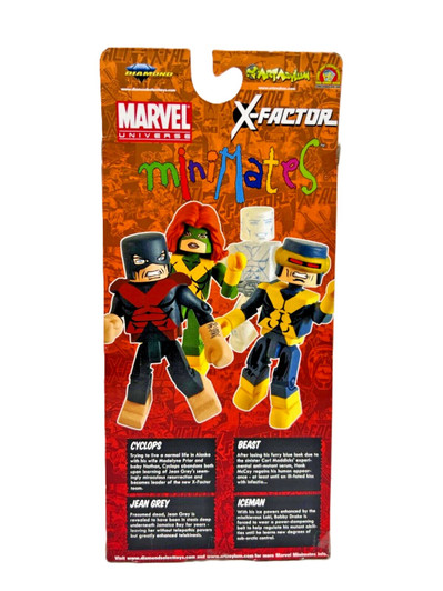 Minimates Marvel X-Factor Set Cyclops, Beast, Iceman, Jean Grey AFX Exclusive