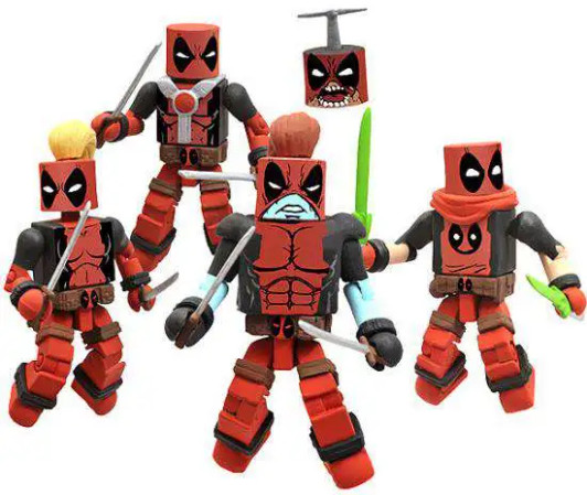 Minimates Marvel NYCC 2011 Exclusive Deadpool Corps Set