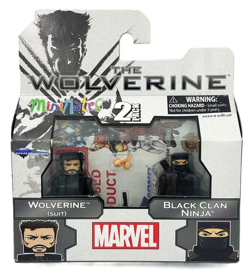 Minimates Marvel The Wolverine  Urban Yukio and Black Clan Ninja 2PK