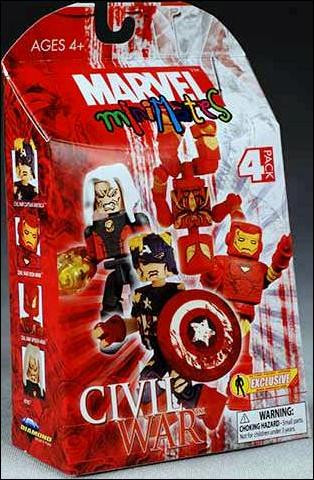 Minimates Marvel Civil War 4 Pack