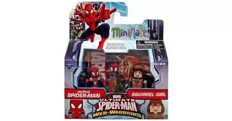 Minimates Marvel Jet-Pack Spider-Man & Squirrel Girl 2PK