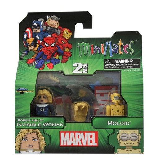 Minimates Marvel "Force Field" Invisible Woman & Moloid 2PK