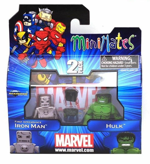 Minimates Marvel First Appearance Iron Man & Hulk 2PK