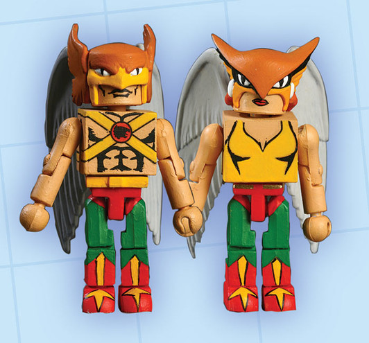 Minimates DC Hawkman & Hawkgirl 2PK