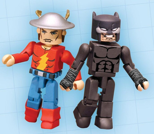 Minimates DC Wildcat & Golden Age Flash 2PK