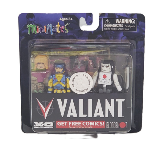 Minimates Valiant X-O Manowar & Bloodshot 2PK