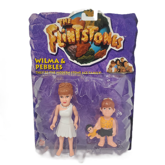 Mattel (1993) The Flintstones Movie Wilma And Pebbles Action Figure