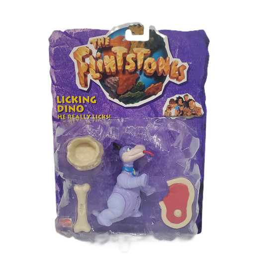 Mattel (1993) The Flintstones Movie Licking Dino Action Figure