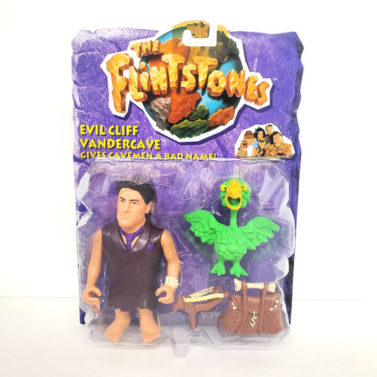 Mattel (1993) The Flintstones Movie Evil Cliff Vandercave Action Figure