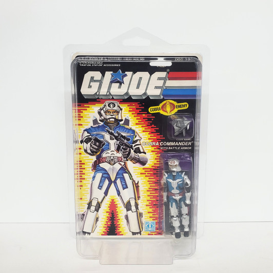 Hasbro (1987) G.I. Joe Cobra Commander with Battle Armor 3.75" Action Figure