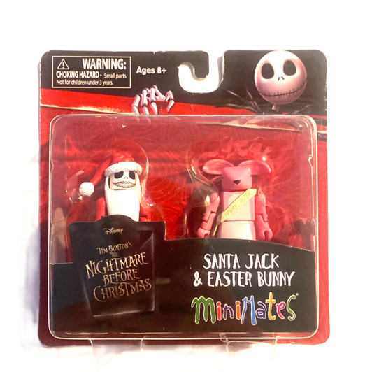 Minimates The Nightmare Before Christmas Santa Jack & Easter Bunny 2PK