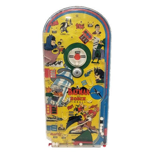 MARX (1967) Batman and Robin Tin Litho Pinball game