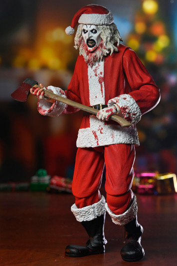 NECA Terrifier 3 - 7" Scale Action Figure - Ultimate Santa Suit Art the Clown (Bloody Version)