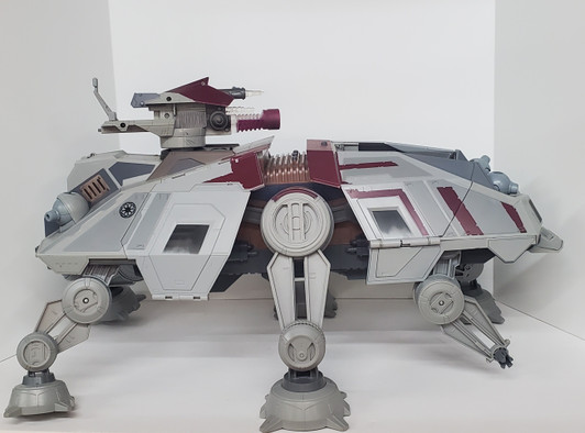 Hasbro (2008) Star Wars The Clone Wars AT-TE (All Terrain Tactical Enforcer) Vehicle (Parts lot)
