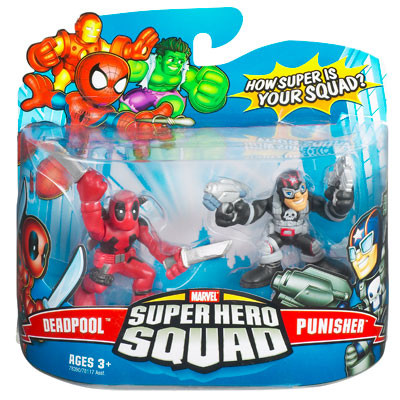 Hasbro Marvel Super Hero Squad Deadpool and The Punisher