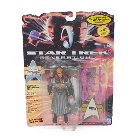 Playmates Star Trek TNG Generations B'Etor Action Figure