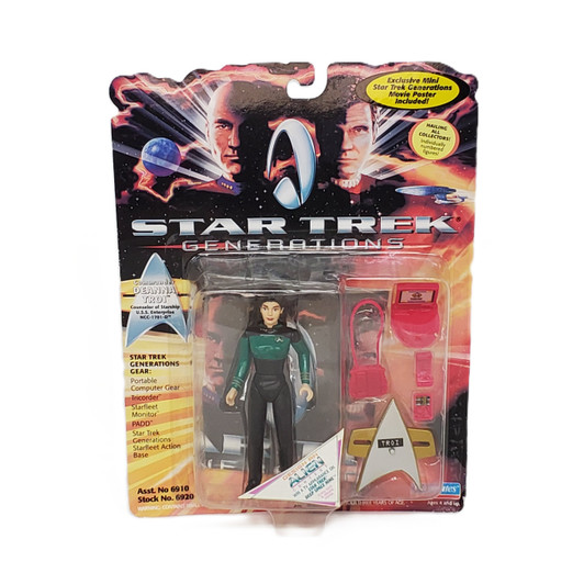 Playmates Star Trek TNG Generations Commander Deanna Troi Action Figure